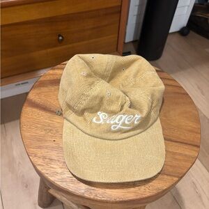 Seager Tan Corduroy Cap